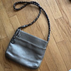 Knock Off Brighton Leather Shoulder bag / Metallic Bronze